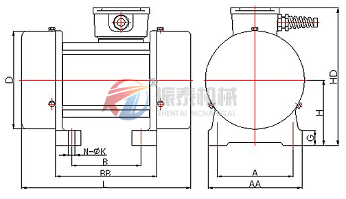 YZUA振動電機(jī),振動電機(jī)